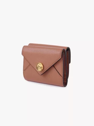 Small Envelope tri-fold in grained leather Small Envelope tri-fold in grained leather