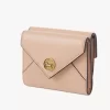 Small Envelope tri-fold in grained leather