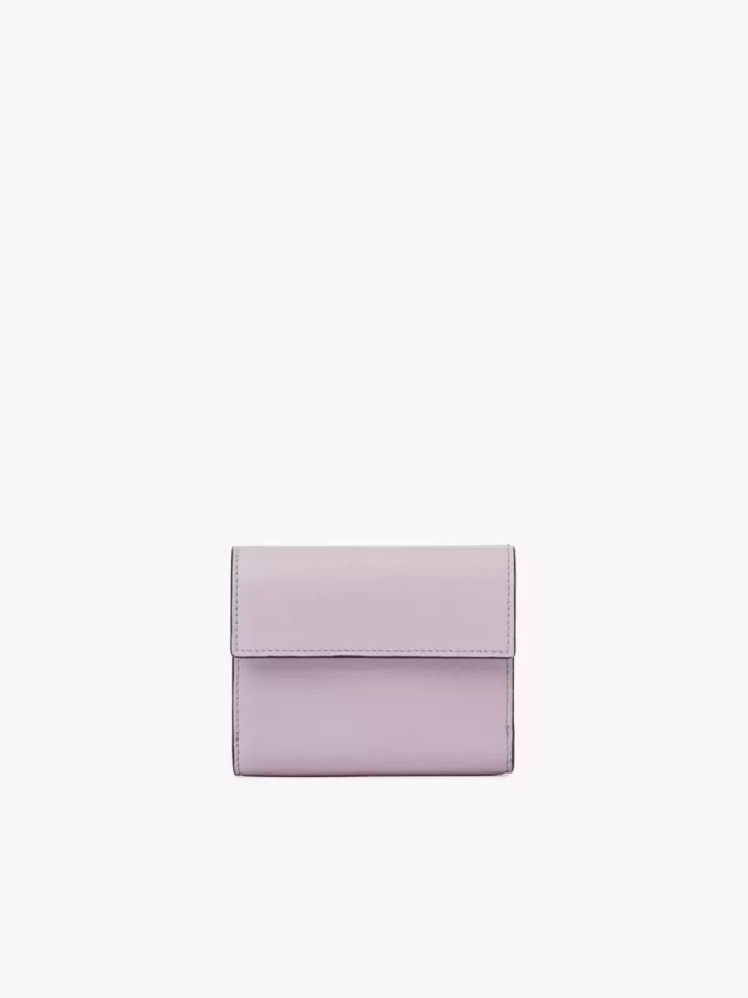 Small Envelope tri-fold in grained leather