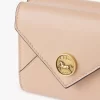 Small Envelope tri-fold in grained leather