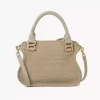 Small Marcie bag in raffia-effect fibers