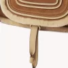 Small Marcie bag in suede leather & shearling