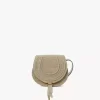 Small Marcie saddle bag in raffia-effect fibers