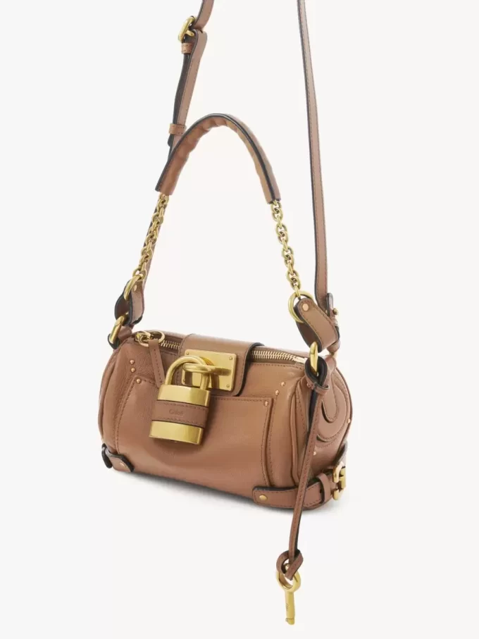 Small Paddington chain bag in grained leather