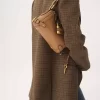 Small Paddington chain bag in grained leather