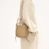 Small Woody basket in natural fibers Small Woody basket in natural fibers
