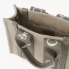 Small Woody tote bag in linen