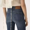Straight jeans in denim