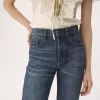Straight jeans in denim