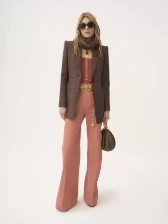 Tailored jacket in check wool Tailored jacket in check wool