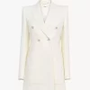 Tailored jacket in cotton-mix jacquard