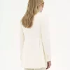 Tailored jacket in cotton-mix jacquard