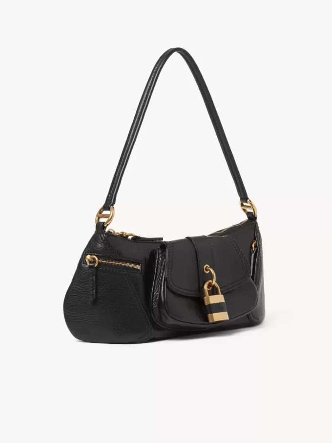 The 99 shoulder bag in grained leather