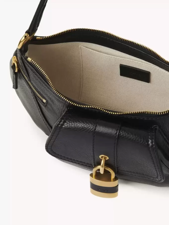 The 99 shoulder bag in grained leather