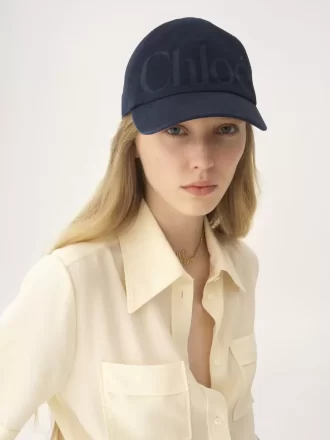 The Chloé Essentials cap in washed cotton