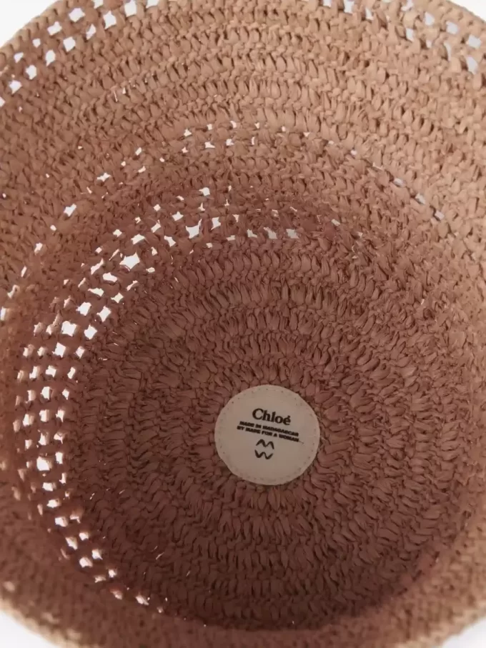 The Chloé Sunset bucket hat in raffia