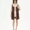 Utilitarian vest in leather