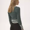 V-neck fitted sweater in a merino wool knit V-neck fitted sweater in a merino wool knit