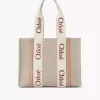 Woody tote bag in linen Woody tote bag in linen